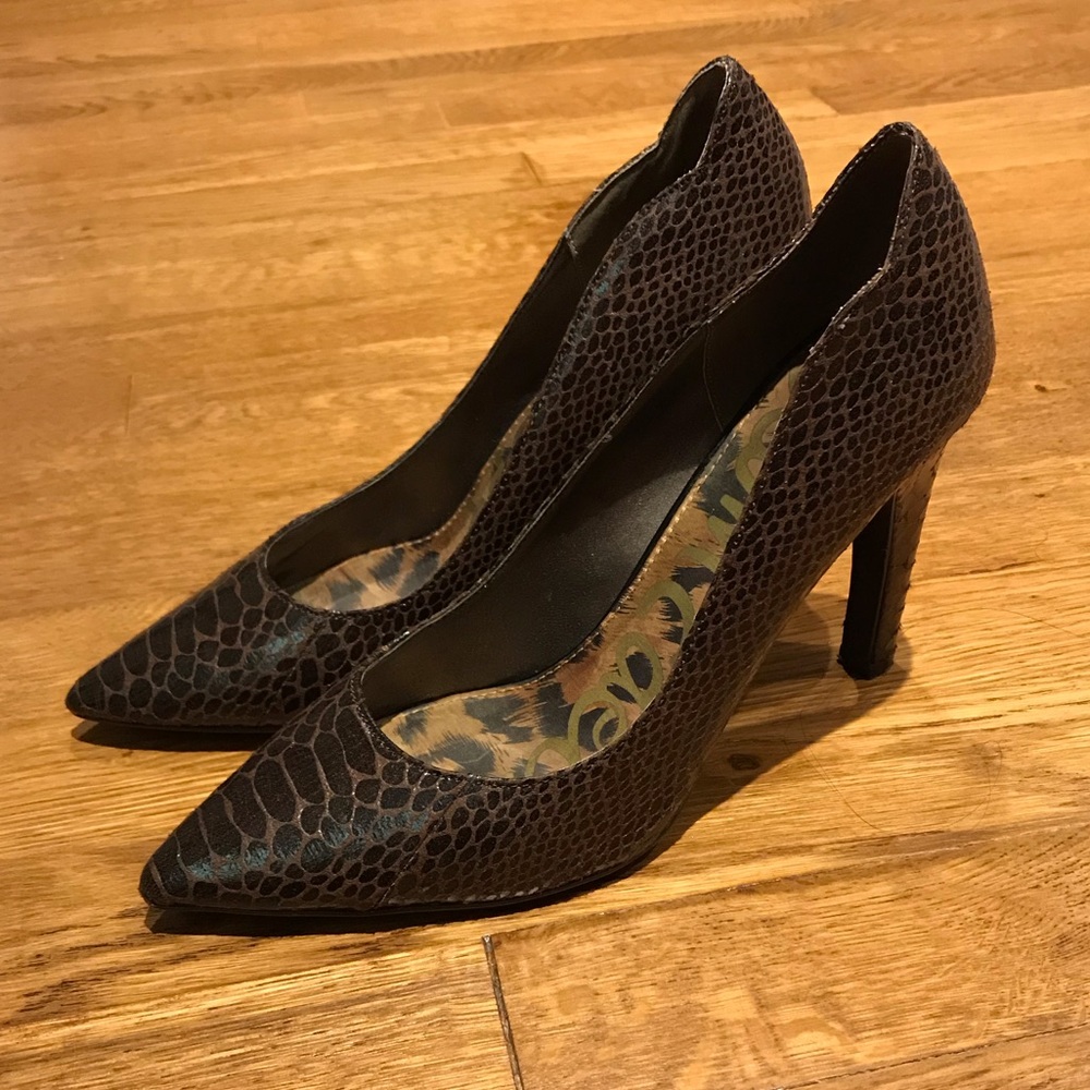 Seychelles Brown Pointy Toe Heel